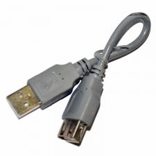 Переходник USB A(M) штеккер - гнездо USB А(F) с проводом(15см)