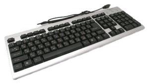 Клавиатура Gembird KB-8300M-SB-R, PS/2 мультимедиа