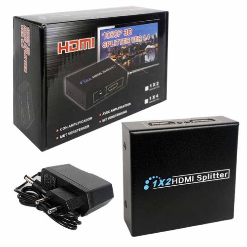 Разветвитель HDMI (сплиттер) 1080Р 1 вход, 2 выхода, с питанием Н137