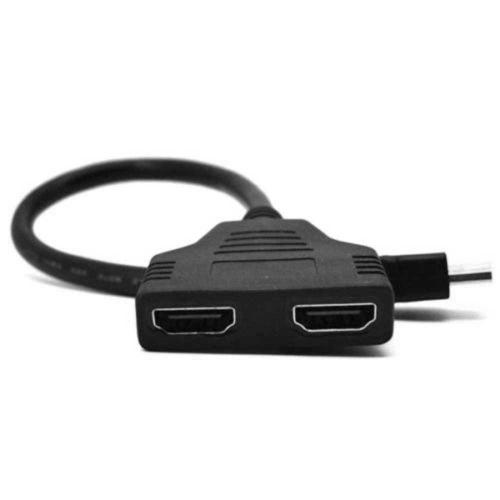 Разветвитель HDMI шт - HDMI 2гн пластик 0,2м CS 012 22-017/AC CS 012/79715