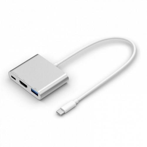 Переходник Type-C - HDMI+USB+Type-C HW-TC34
