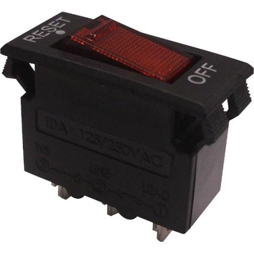 Предохранитель-выключатель автоматич. ST-001 10A (10А, 250V) отг. по 5 шт.