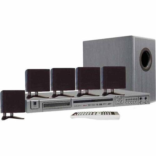 Домашний кинотеатр EVERBRITE  HT-207 5+1 сателит: 5*10Вт +40Вт,USB, DVD