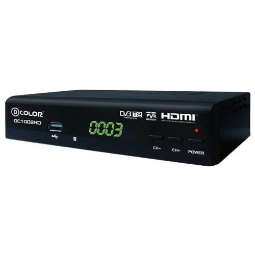 Ресивер цифров эфирного ТВ D-Color DC1002HD DVB-T2