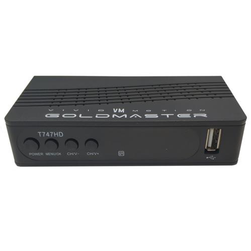 Ресивер цифрового эфирного ТВ GoldMaster T747HD DVB-T2