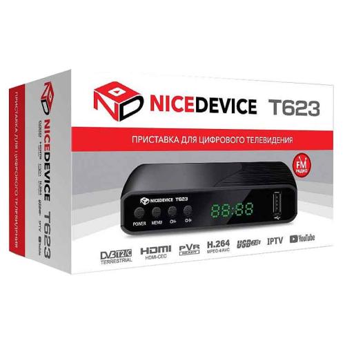Ресивер цифр. эфир ТВ NICEDEVICE T623