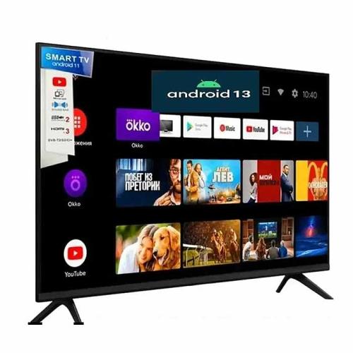 тв SMART ANDROID 14 QF60BY Plus TV черный 32", voice, HD, 1366х768, 60Гц, HDMIх3, USBх2