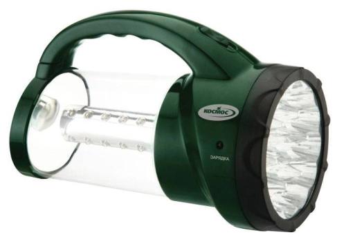 Фонарь КОСМОС 2008L AP(24LED+19LED) светильник аккумул. 4V2AH