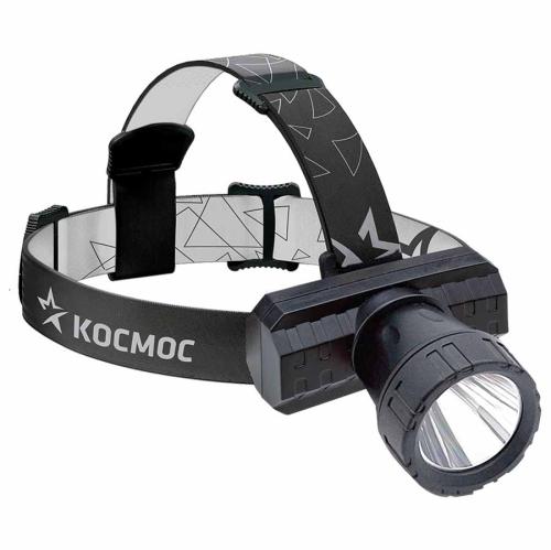 Фонарь КОСМОС KocAcHead3W аккум. (1*3W светод MicroUSB)налобный