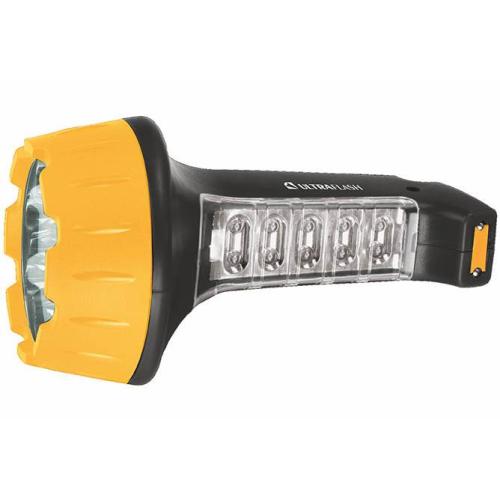 Фонарь ULTRAFLASH LED 3819 акк, 9LED+12SMD,SLA,2режима,пластик