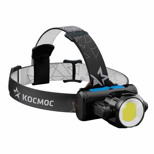 фон КОСМОС KОСН5WLi-ion налобн.(3W XPE, 5W COB,1200Mah, MicroUSB)