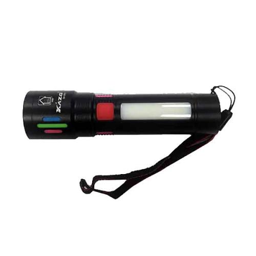 Фонарь аккумуляторный светод. XB-B15 1LED+COB, micro-USB, ZOOM