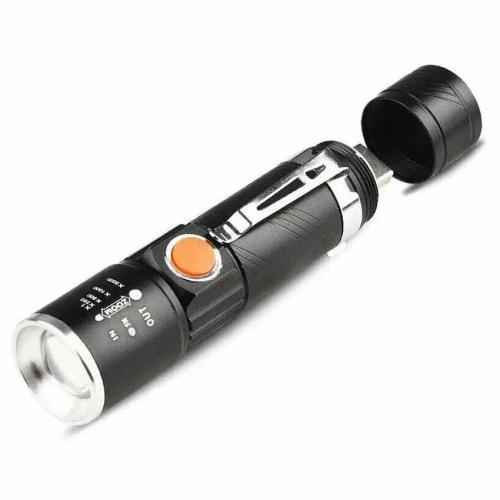 Фонарь акк 1 светод.FA-616(328)-T6 USB, zoom
