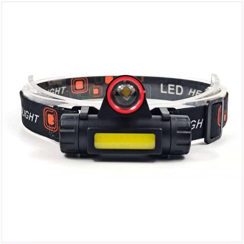 Фонарь налобный LED сверхяркий KX-1807 + магнит (1L, 1*18650, Т6)