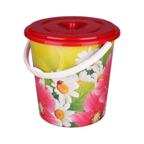 ведро Маки 10л с крышкой М2454