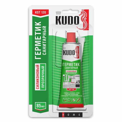 герметик силикон. санитарный прозрачный 85мл KUDO KST-120 212296