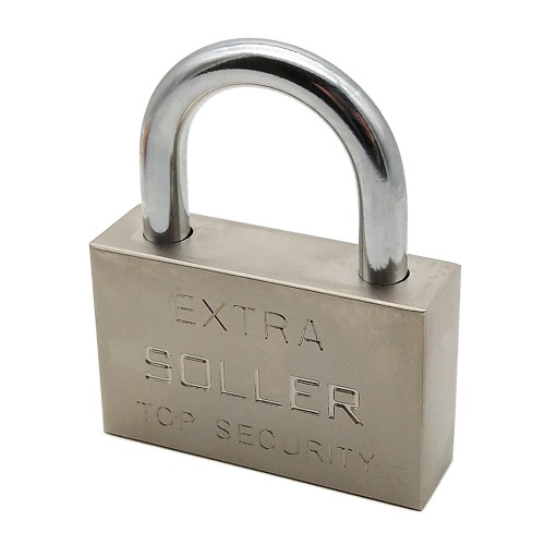 Замок навесной Soller Extra 701-70HD сатин дужка d=10 3ключа 8820