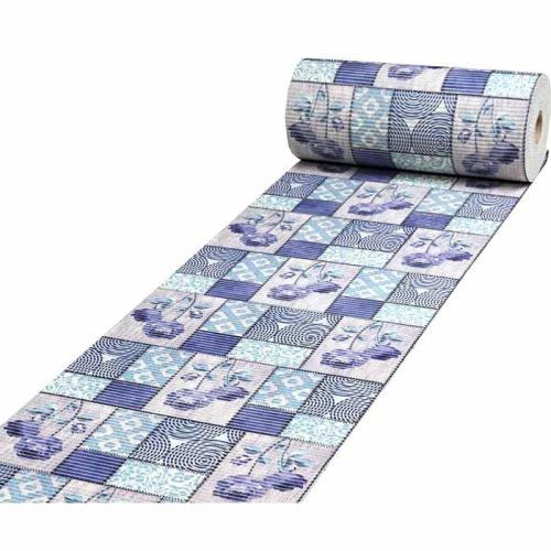коврик мерный GRAILY 0,65x15м GR1334С-65 розы голубые 103216