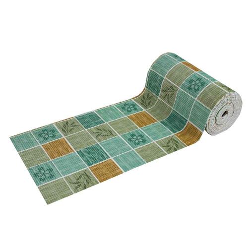 Коврик мерный 0,65x15м V24053С Зеленая плитка