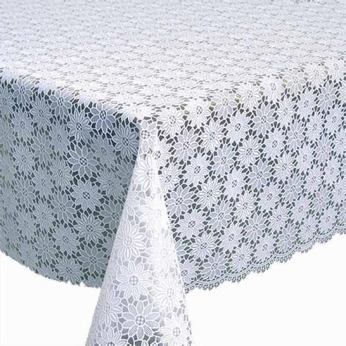 Клеенка столовая LACE (1,2*15) 10 скатертей ажурная в ассортименте
