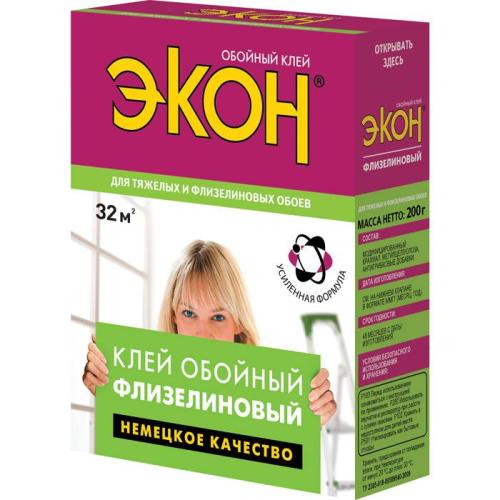 Клей обойный Экон Флизелиновый 200г 47962