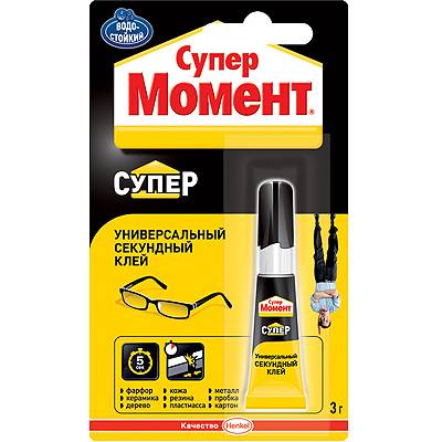 клей Супер Момент высокопрочный 3г
