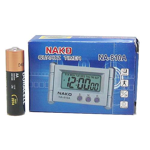 Часы авто 810А NAKO (с будильником)
