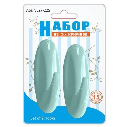 набор из 2-х крючков (дл.овал) VL27-225