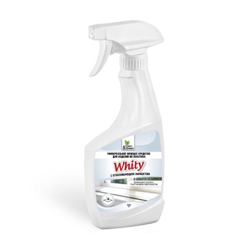 средство для очистки пластика с отбеливанием "Whity" (триггер) 500 мл Clean&Green 8164