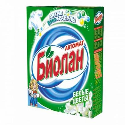 СМС (стиральный порошок) БИОЛАН Белые цветы 350г
