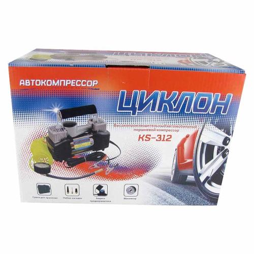 Компрессор ЦИКЛОН KS-312 85л/м до 10атм AGR-35L с сумкой