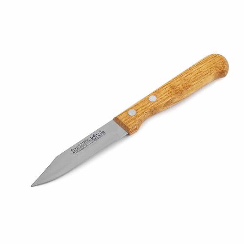 Нож LARA LR05-38 для очистки 8,9см/3,5" деревянная буковая ручка,сталь 8CR13Mov 1мм