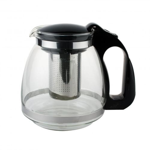 Чайник Astell AST-006-SY-128BL заварочный стекл. черный 1,5л
