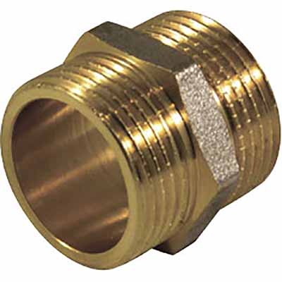 Ниппель наруж/наруж 1/2" латунь СТМ 208506