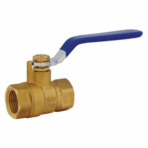 Кран шаровый RM-L латунь 3/4" ручка,гайка-гайка 48687