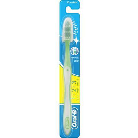 Зубная щётка Oral-B 1-2-3 Чистота Свежесть/классик