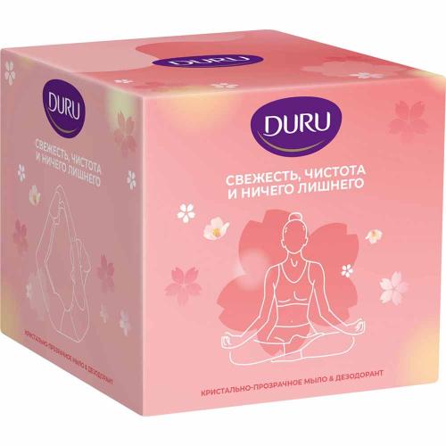 подарочный набор Emotion (дезодорант 50мл Natural Bloom+DURU Hydro Pure мыло 106г 778119