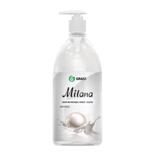Мыло жидкое MILANA жемчужное/Fruit Bubbles увлажняющее с дозатором 1 л