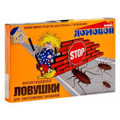 ловушка Домовой приманка от тараканов 6шт футл.
