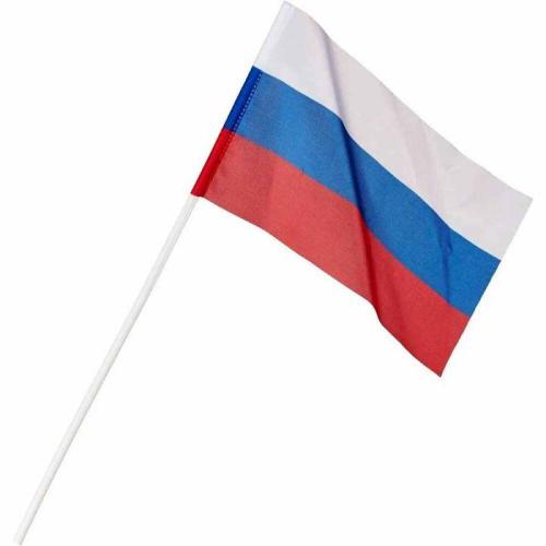 Флажок РФ на палочке