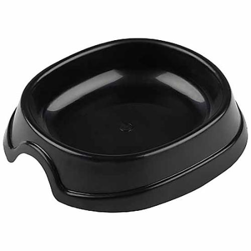 миска для животных 200мл, черная 106259/108527