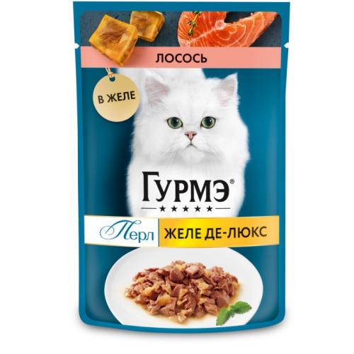 влажн.корм для кошек GOURMET ПЕРЛ Лосось в соусе де-Люкс 75г 12486927