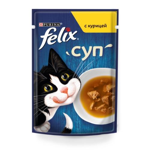 влажн.корм для кошек FELIX Суп Курица 48г 12522632
