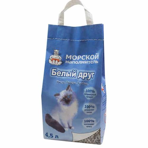 Наполнитель "Белый друг" морской 4,5л