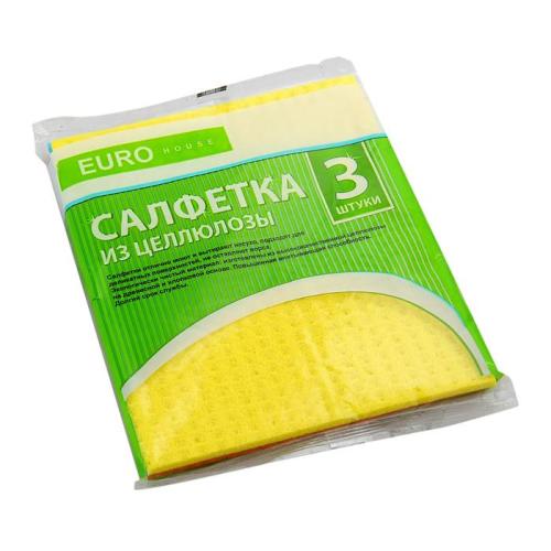салфетка из целлюлозы 3шт 150/180*150мм 3679/13192/15066