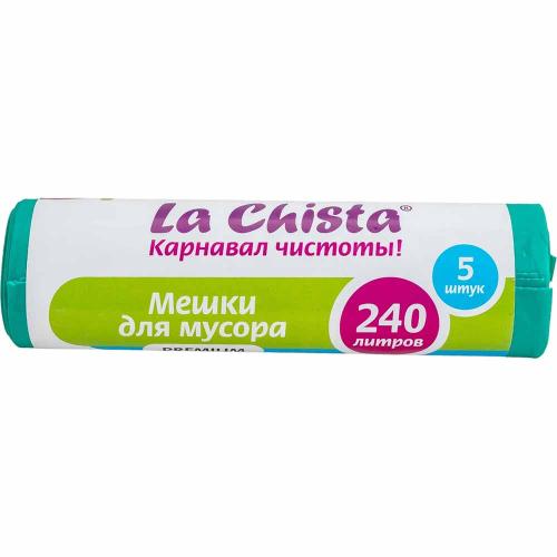 Мешки для мусора LA CHISTA PREMIUM 240л 5шт/рул.
