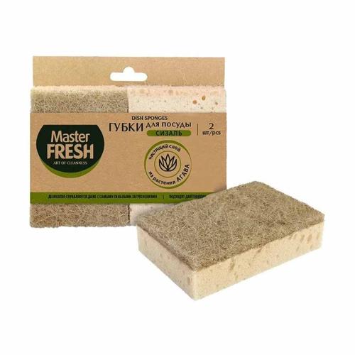 губка для посуды Master FRESH Eco Line XXL 2шт. 9871