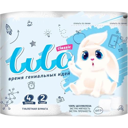 Туалетная бумага LU LO Классик 2-х слойная (12шт)