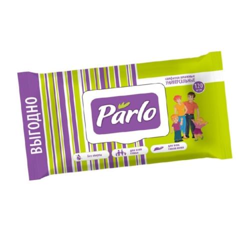 Салфетки влажные Parlo для всей семьи, с крышкой 150шт