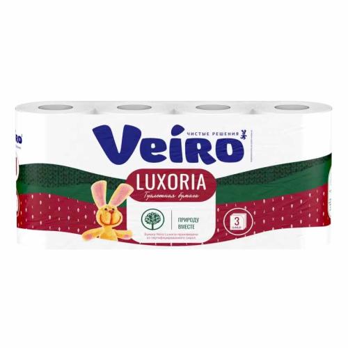 Туалетная бумага Linia Veiro LUXX 3-х сл (8шт)